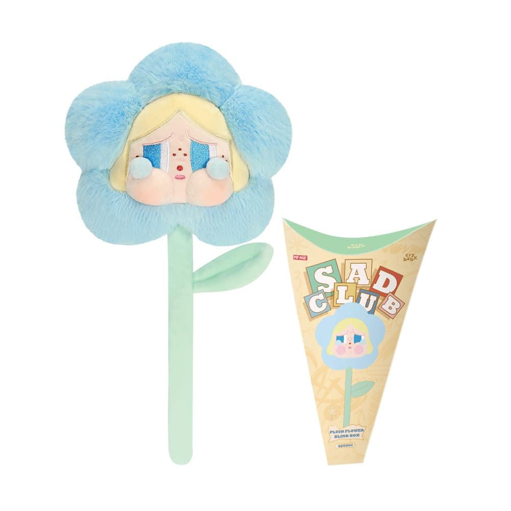 POP MART CRYBABY Sad Club Series-Plush Flower 1Box Articulated Character Premium Design gifts for women Fan-Favorite Collectible Toy Art Toy Action Figure