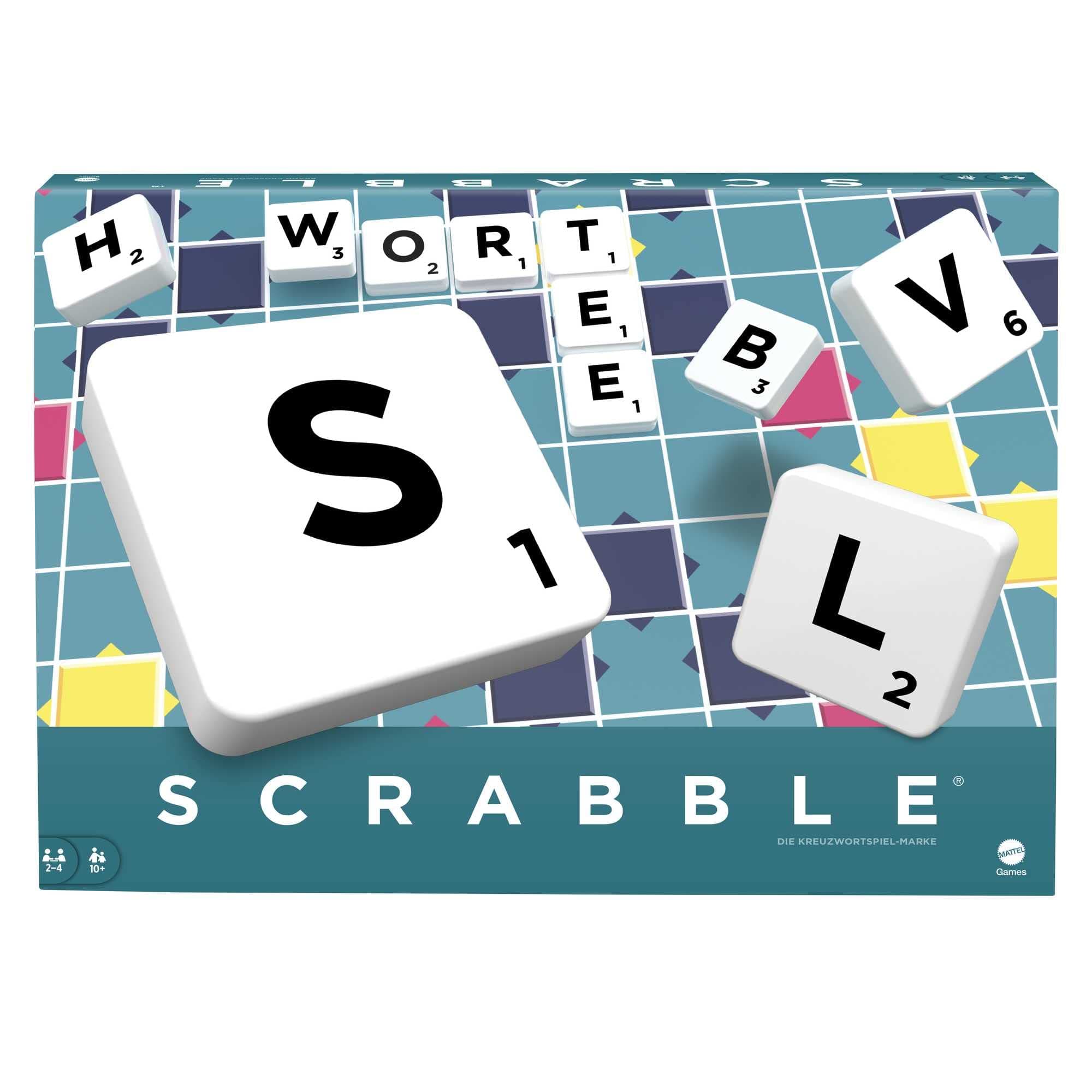 Mattel Games Scrabble Original - Crosswords Board game GERMAN VERSION, Y9598