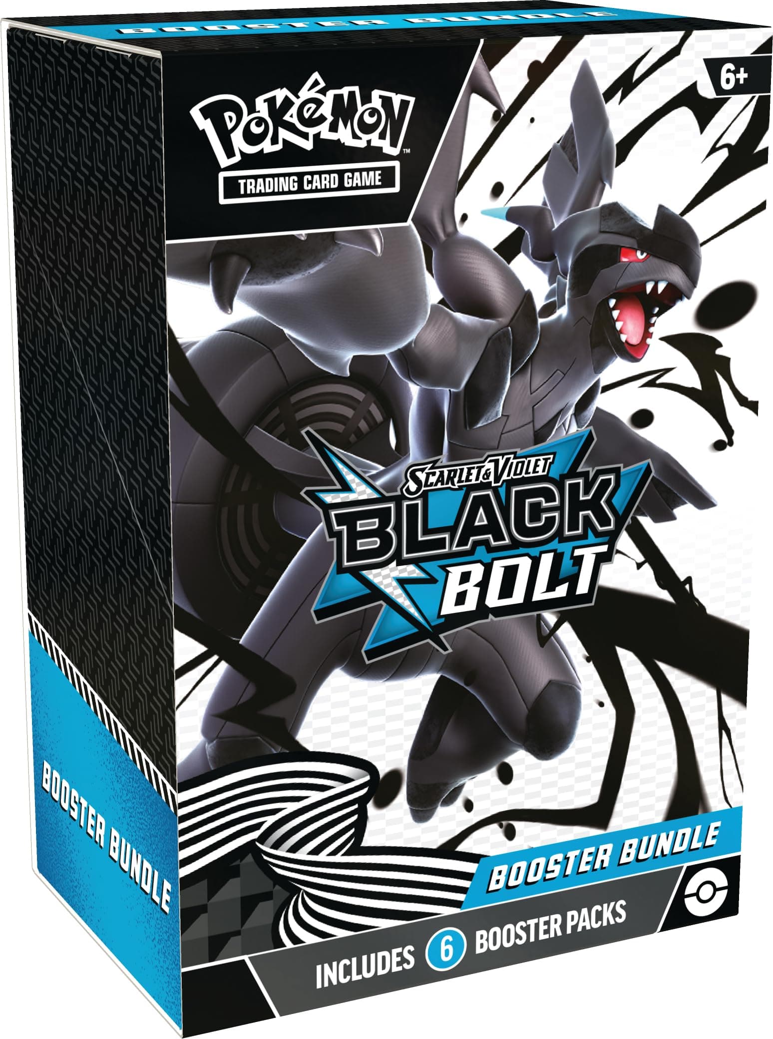Pokémon TCG: Scarlet & Violet—Black Bolt Booster Bundle (6 Booster Packs)
