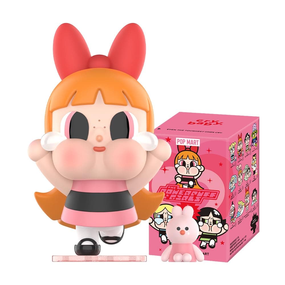 POP MART CRYBABY x Powerpuff Girls Series Figures 1Box 2.5 inches Articulated Character Premium Design gifts for women Fan-Favorite Collectible Toy Art Toy Action Figure