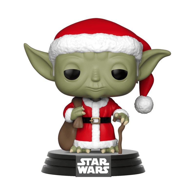 Funko Pop! Vinyl Star Wars Holiday Santa Yoda Bobble Head Figure #277