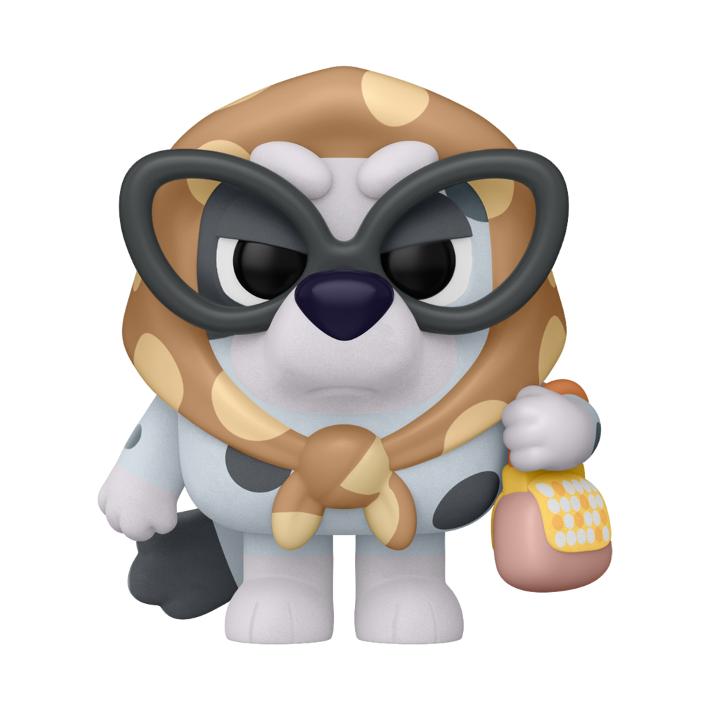 Funko Pop! Vinyl Animation Bluey Granny Gladys Muffin Flocked Vinyl Figure #2370