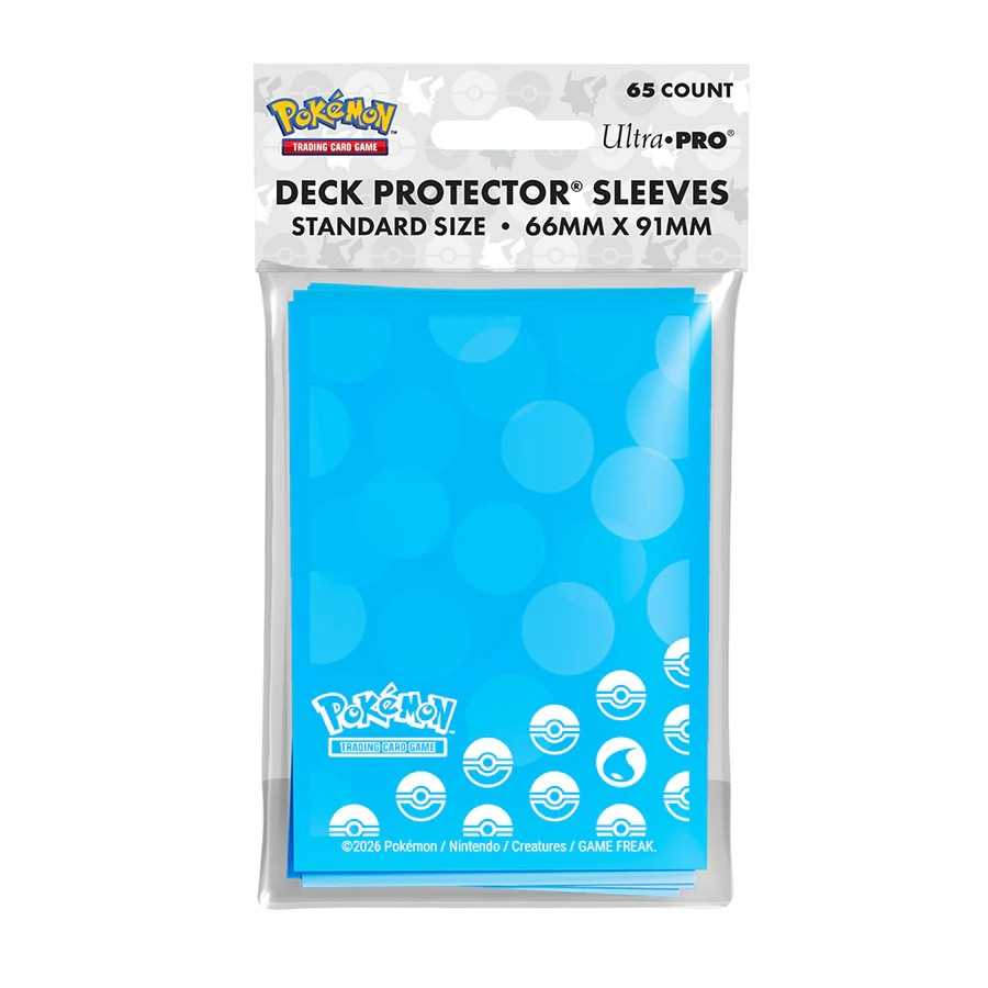 Pokémon Water Energy Deck Protector Sleeves, 65 Pack